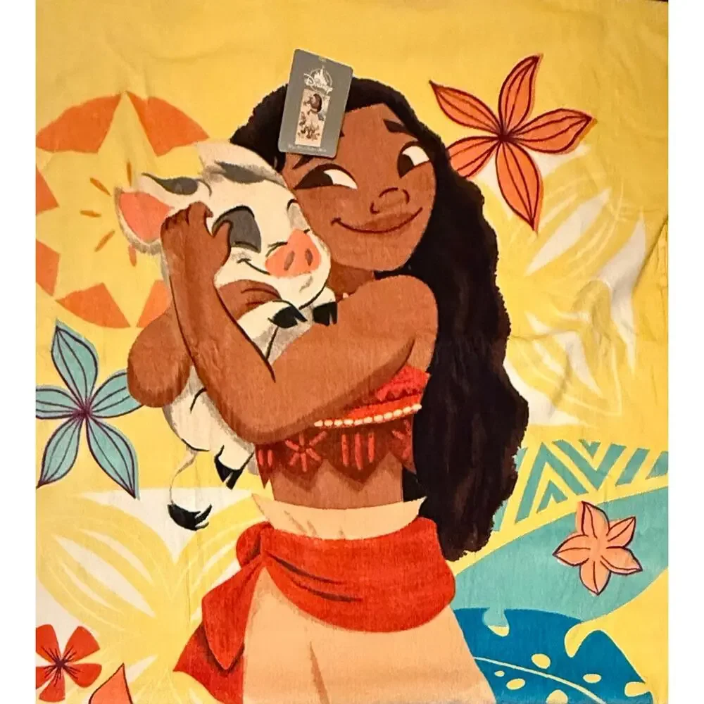 Moana & Pua Beach Towel